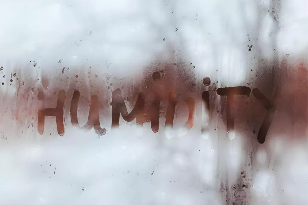 an image of a window with condensation with the words humidity spelt on it | Common Ventilation Problems | Ventit